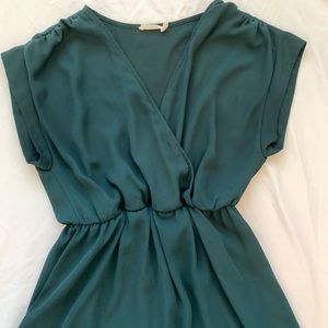 Lush dark green dress
